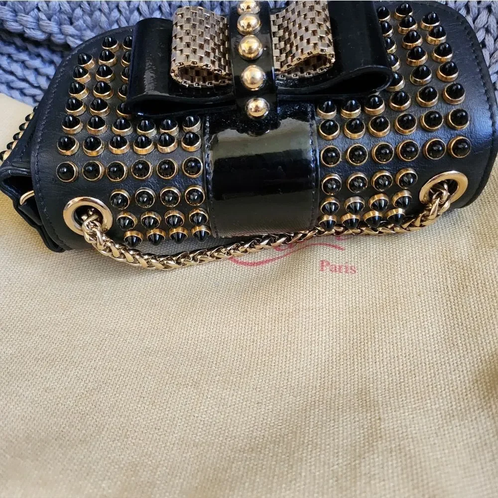 Christian Louboutin Mini Spiked Sweet Charity Crossbody Bag
